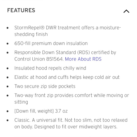 Eddie Bauer Cirruslite 2.0 Down Parka, Size Large, Black, Excellent Condition - Picture 5 of 5